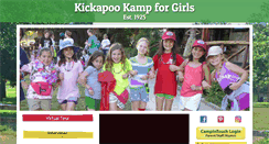 Desktop Screenshot of kickapookamp.com
